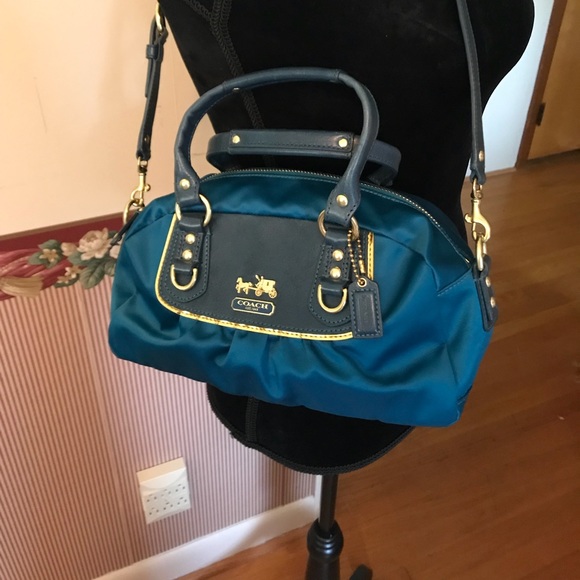 Coach Handbags - Bright Blue Coach Purse